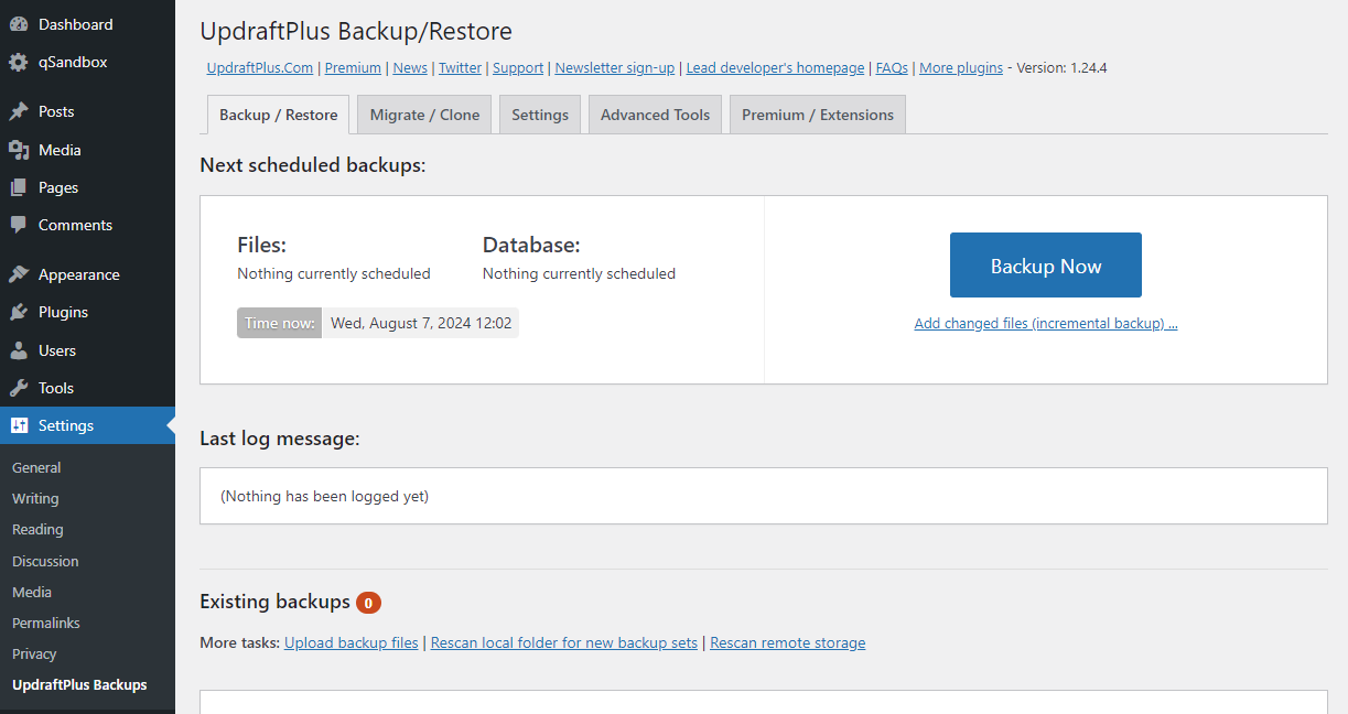 How to back up your WordPress site (step-by-step guide) - TeamUpdraft