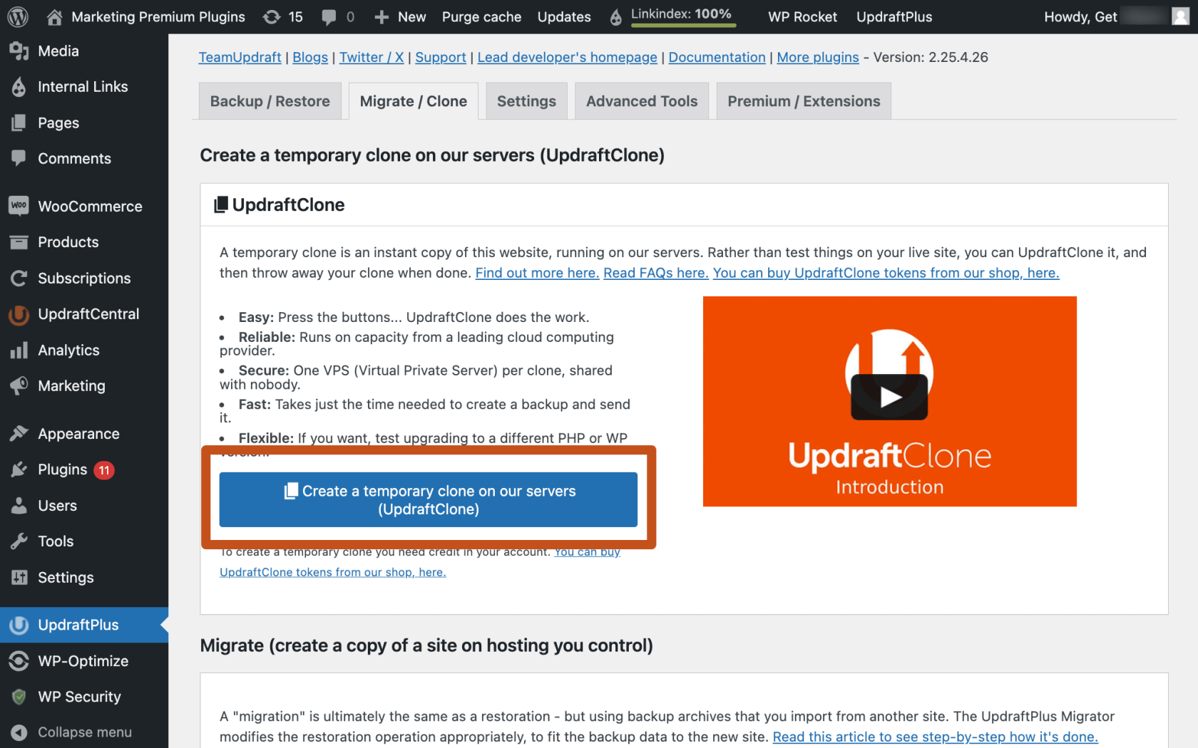 How to clone a WordPress site for testing and staging - TeamUpdraft