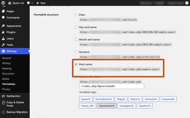 Setting up pretty permalinks in WordPress