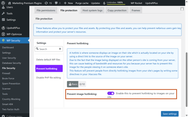 How to quickly prevent image hotlinking