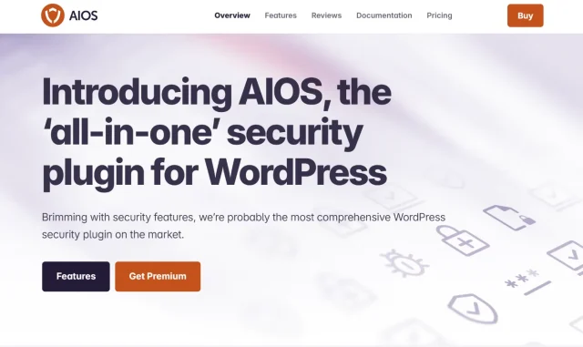 Screenshot of AIOS Plugin Homepage