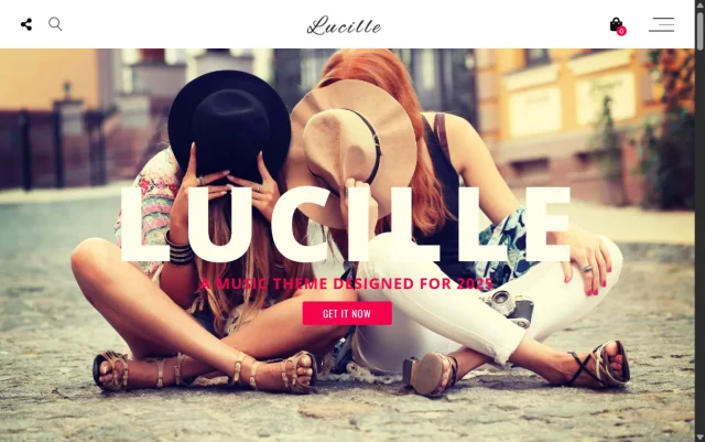 Screenshot of Lucille WordPress theme