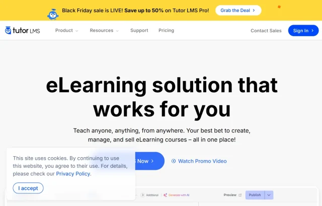 Screenshot of Tutor LLMs Plug-in Homepage