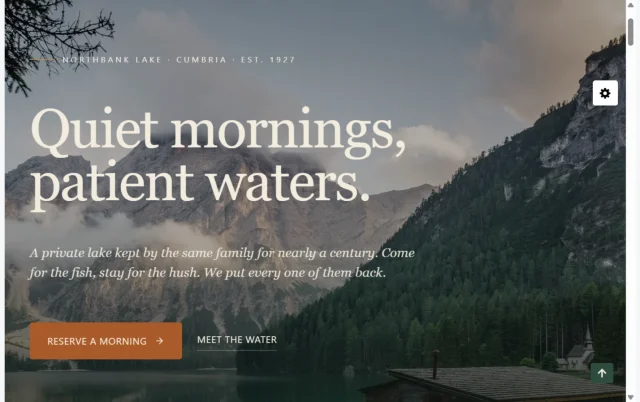 Screenshot of the Neve travel theme homepage